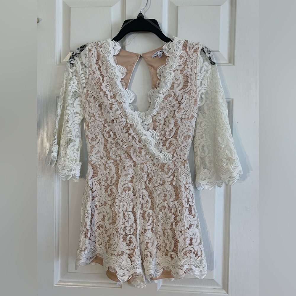 NWOT Fashion Nova Lace Romper
